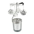 thumbnail image 2 of Portavelas giratorio perfecl Candelabro de Metal y vidrio, 2 of 8