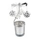 thumbnail image 2 of Portavelas giratorio de metal Portavelas de luz de té para decoración de adorno de escritorio flores, 2 of 9