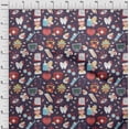 thumbnail image 4 of oneOone Velvet Eggplant Purple Fabric Tool Sewing Craft Projects Fabric Prints By Yard 58 Inch Wide, 4 of 7