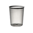 thumbnail image 1 of Inteprter Cubo de basura con forma de raya, cubo de basura, cubos de basura, anillo de presión, gran capacidad para el hogar, oficina, baño, Suministros de limpieza para el hogar Gris L, 1 of 6