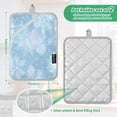 thumbnail image 3 of 2 Pack Pot Holders for Kitchen Heat Resistant Hot Pads Sets for Cooking Baking Delicate Snowflakes Patter, 3 of 7
