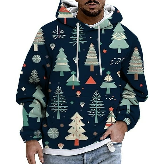 Christmas Crewneck Sweatshirt – Unisex Merry Christmas Pullover, Funny Holiday Santa Snowflake Print Long Sleeve Top, Cozy Winter Casual Sweatshirt for Men and Women