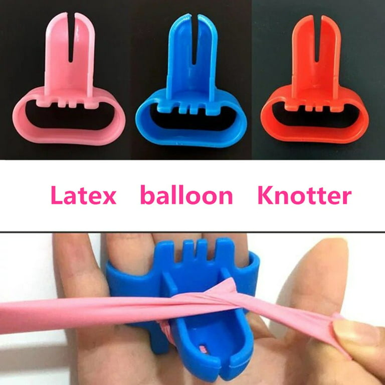 Balloon Tool Knot Tie Tying Knotter Ballon Tier Balloons Garland Knotting  Faster Tieing Accessory String Device Kit 