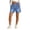 36# Sky Blue, variant on Cut Off Denim Shorts for Women Trendy Summer Jean Shorts with Drawstring Elastic Waist Frayed Hem Jorts Gray 3XL