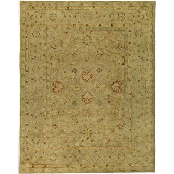 SAFAVIEH Antiquity Lorraine Oriental Wool Area Rug, Brown/Beige, 6' x 6' Square