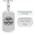 thumbnail image 2 of Jesus Everything Stainless Steel or 18k Gold Premium Swivel Dog Tag Keychain, 2 of 8