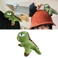 thumbnail image 3 of HEMLBOYW Cute Plush Cartoon Brooch Little Dinosaur Brooch Stereoscopic Animal for Doll Cartoon Badge Pin Fashion Jewelry Gifts Plush, 3 of 7