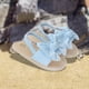 thumbnail image 1 of Sandalias de Verano para Bebé Niña, Zapatos para Niña, antes de Caminar Al Aire Libre, Suela Suave, Zapatos de Playa, Sandalias Planas, Primeros Zapat Azul 12cm, 1 of 8