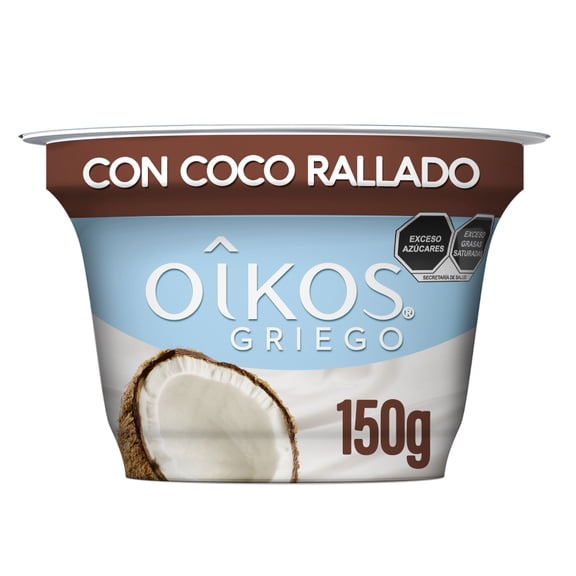 Yoghurt griego Oikos con coco rallado 150 g