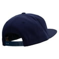 thumbnail image 4 of R Sign Embroidered Wool Blend Prostyle Snapback - Navy OSFM, 4 of 5