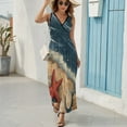 thumbnail image 6 of Beach Seashell Starfish Sleeveless Dress Female Clothing Dress Women Summer 2025 Dress, 6 of 7
