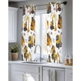 thumbnail image 5 of Construction Truck Sheer Curtains 39 Inch Length 2 Panels Set for Living Room/Bedroom, Cartoon Grips and Bulldozers Stirrup Car Kitchen Curtains Grommet Curtains Window Treatments 27.5"x39"x2, 5 of 7