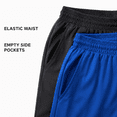 thumbnail image 4 of Men's Athletic Shorts 5-Pack, Quick-Dry Breathable Loose Fit with Elastic Waist for Running, Gym and Basketball, 4 of 10