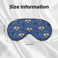thumbnail image 5 of Goofa Raccoon blue point Printed Sleep Eye Mask for Men Women, Zero Eye Pressure Sleeping Mask, Light Blocking Night Blindfold, Soft Eye Shade Cover, 5 of 7