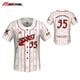thumbnail image 2 of Camiseta de Beisbol para Hombre, Camisa de béisbol masculina de sublimación personalizada, transpirable, más barata150 Gao Jinjia LED, 2 of 2