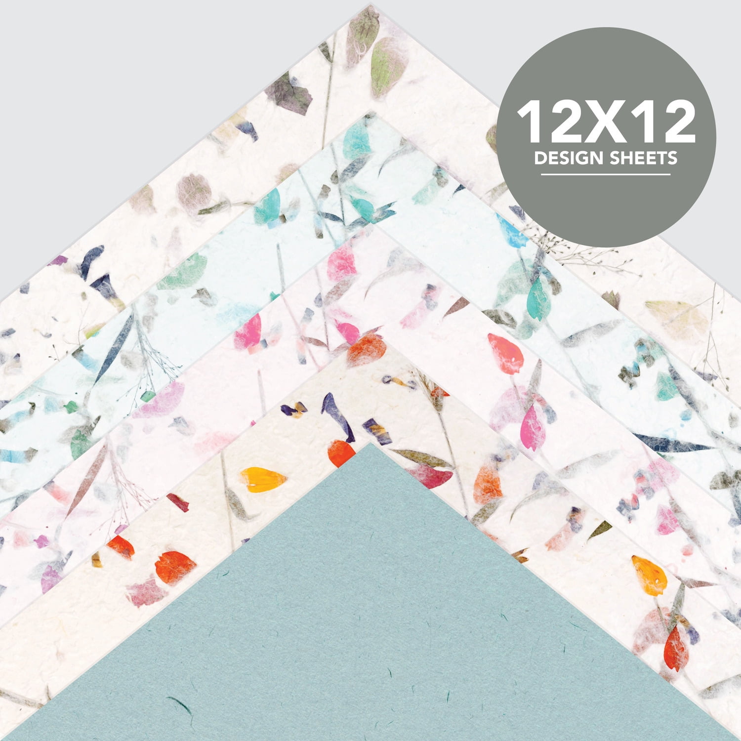 Roobee by Mara Mi Natural Paper Pad 12" x 12" - 24 lb/ 100 GSM, 50 sheets