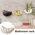 thumbnail image 4 of 2Pcs Hook Hand Shape Hook Wall Mount Soap Holder Storage Hanging Hook for Bathroom, 4 of 6
