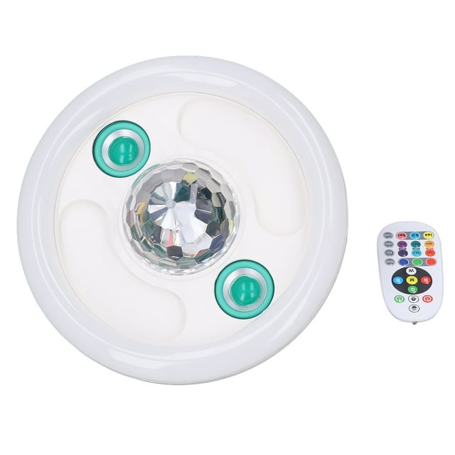 LED Bluetooth Music Light with Double Speaker Wireless 36W E27 RGB Color Changing Music Lamp with Remote Control 86‑265V