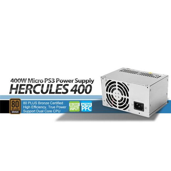 Athena Computer Power AP-MPS3ATX40P8 Athena Hercules 400W Power Supply