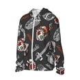thumbnail image 2 of Rocae Japanese Sushi Hashi Print Breathable Sun Protection Hoodie Quick-Dry Lightweight Long Sleeve Hoodie Unisex Running Sports Shirt X-Large, 2 of 9