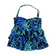 thumbnail image 1 of Island Escape Mujeres Tahiti Bandini Swim Top, Azul, 8, 1 of 1