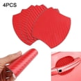 thumbnail image 3 of 4 Uds película protectora de manija de coche pegatina de manija de puerta de fibra de carbono Invisible Universal para coche, 3 of 5