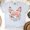 Ash, variant on Jesus John 14:6 Butterfly Floral Christian Graphic T-Shirt, White, Size M