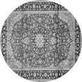thumbnail image 1 of Ahgly Company Indoor Round Medallion Gray Traditional Area Rugs, 8' Round, 1 of 1