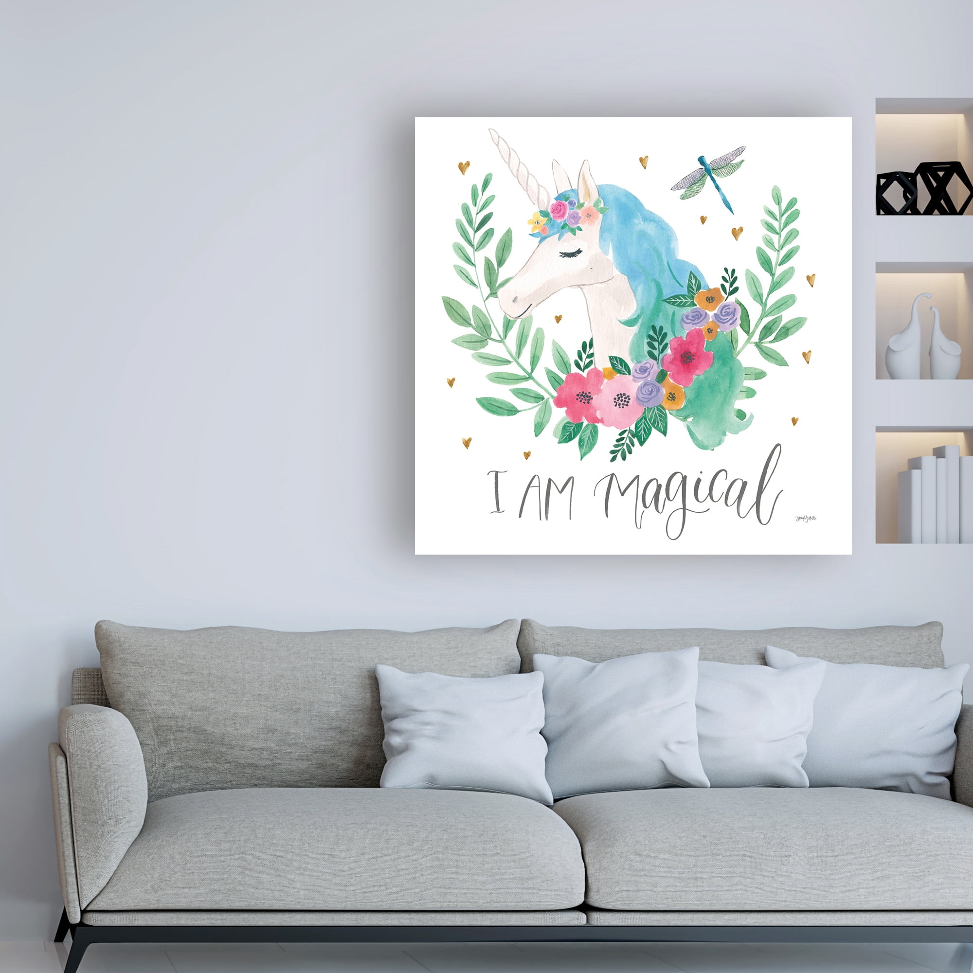 Trademark Fine Art 'Magical Friends IV Dragonfly' Canvas Art by Jenaya Jackson