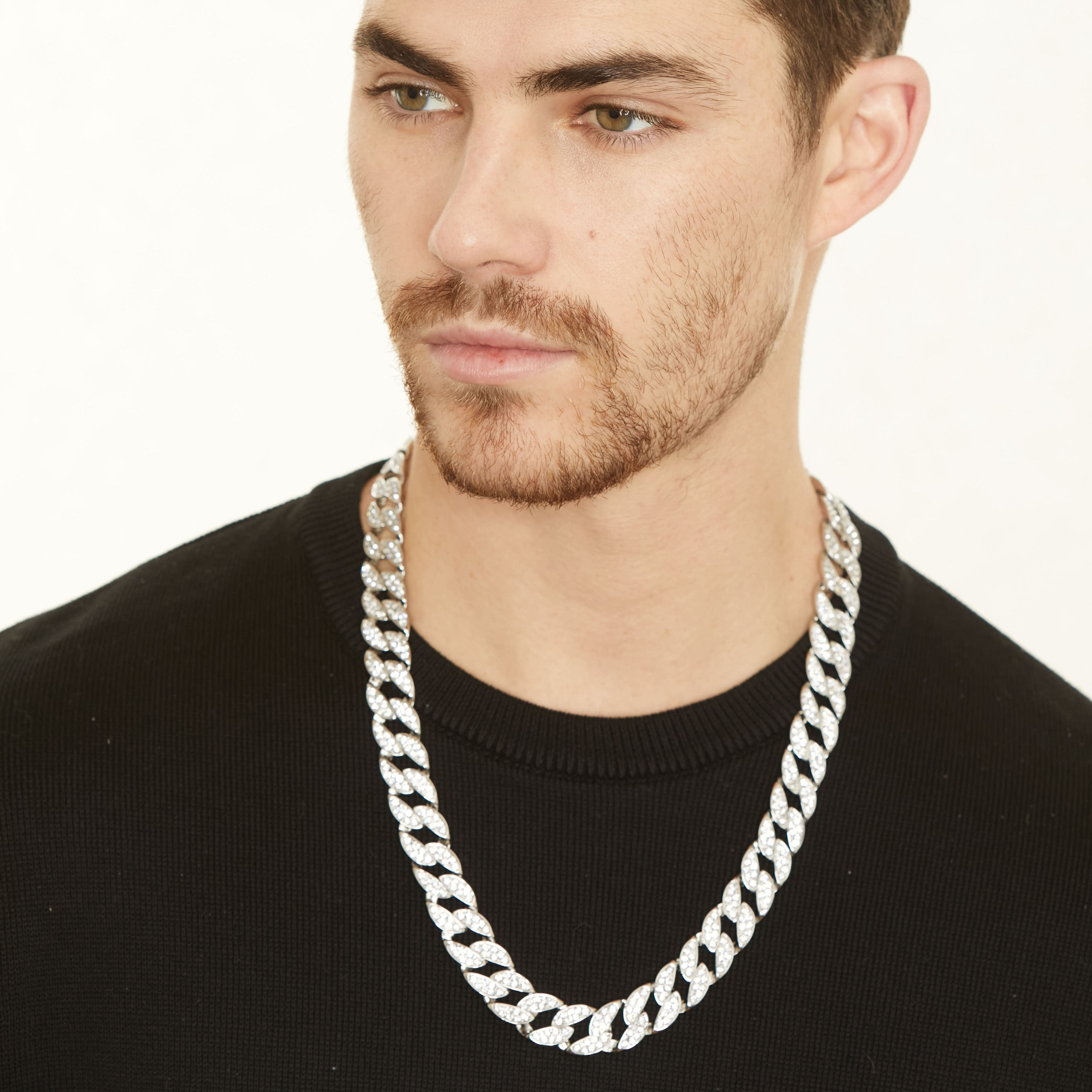 KISPER Iced Out Miami Cuban Link Chain 