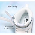 thumbnail image 4 of LUCKY STEP Fashion Hook and Loop High Top Sneakers Casual Walking Shoes,Denim Blue,Womens, 4 of 10