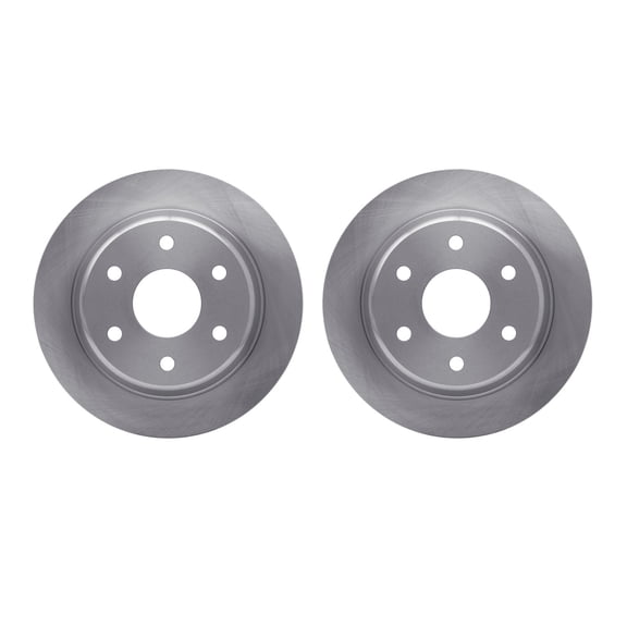Dynamic Friction Company Rear Brake Rotors 6002-48041