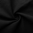 thumbnail image 7 of Neewe Men's Hawaiian Short Sleeve Linen Button Up Shirt Turndown Collar Beach Basic Solid Shirt-Black 2XL, 7 of 7