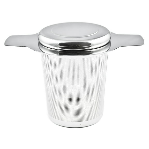 Zoie   Chloe Extra Fine Stainless Steel Tea Infuser - Brew-in-Mug Loose Leaf Mesh Strainer Filter