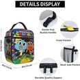 thumbnail image 6 of The Amazing World of Gumball Lunch Bag Portable Lunch Box Large Capacity Leakproof Work Tote Bag Zipper External Net Pocket 10 L x 4 W x 8 H inches, 6 of 8