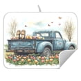 thumbnail image 5 of Ryvnso Truck Easter Dish Drying Mat for Kitchen Countertop 18x24 Large Dish Pad Drainer Rack Dish Sink Mats, 5 of 7