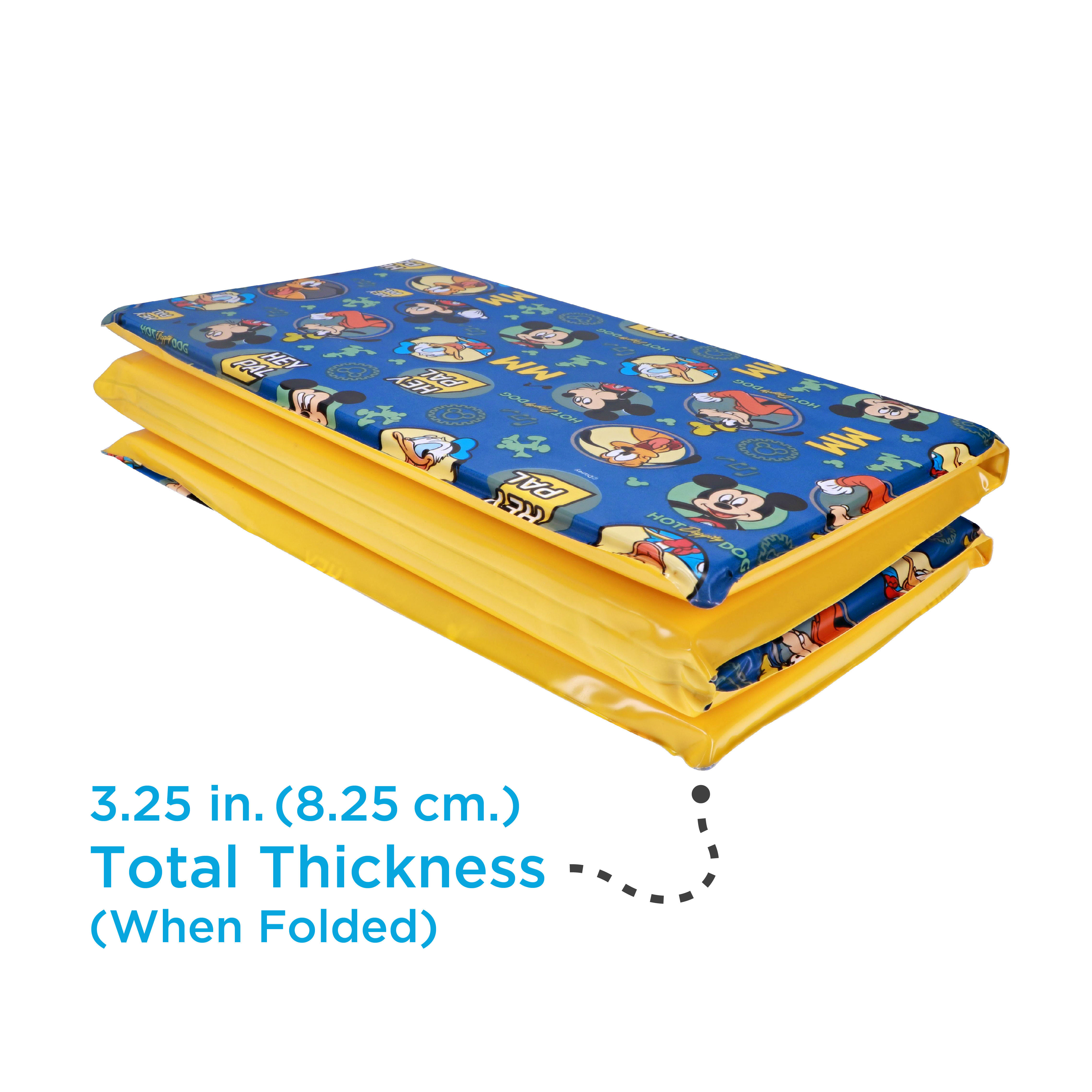 Disney Mickey Mouse Toddler/Child Foam Nap Mat, Blue