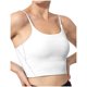 thumbnail image 1 of Gibobby Top de mujer Camiseta sin mangas Movimiento de almohadilla en el pecho Camiseta sexy Tops(Blanco,CH), 1 of 5