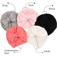 thumbnail image 2 of Cotton Newborn Baby Girl's Hat Infant Bow Baby Beanie Hat for Girls Spring Summer 0-36 Months, 2 of 5