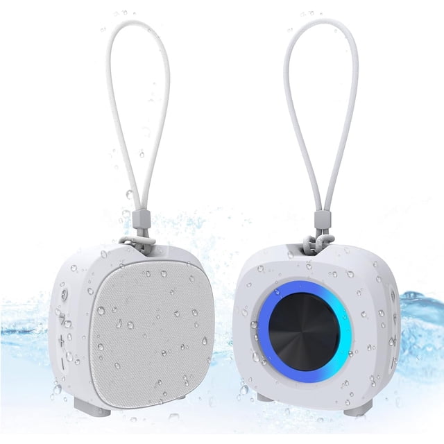 Bocina Bluetooth Inalámbrica PEICHENG IPX5 Resistente al Agua con RGB