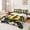 Olive Green B, variant on Feelyou Camouflage Letter M Queen Sheets for Boys, Rustic Camo Cabin Queen Sheet Sets, Green Gold, 4 Pieces, 1 Flat Sheet, 1 Fitted Sheet and 2 Pillowcases