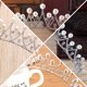 thumbnail image 5 of Tocado de novia delicado Tocado de perlas y diamantes de imitación Tocado de cristal Tocado, 5 of 5