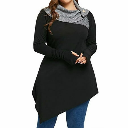 Noroomaknet Womens Shirts Plus Size ,Long Slevee Tunics Tops for Juniors and