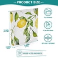 thumbnail image 5 of Lemons and Leaves 3 Ring Binders 1.5 inch Hardcover File Folders with Interior Pockets A4 Size Organizer for School Office Hospital, 5 of 8