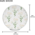 thumbnail image 4 of Dreamtimes Leaf Round Tablecloth 60", Waterproof Tablecloth Stain Resistant and Wrinkle Decorative Patio Table Cloths for Kitchen Dinning Room Party Home Garden Picnic, 4 of 7