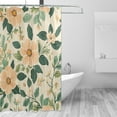 thumbnail image 2 of Yayeee Shower Curtain with Hooks 72"x72" Waterproof Fabric Bathroom Hanging Decor, Floral Design, 2 of 5
