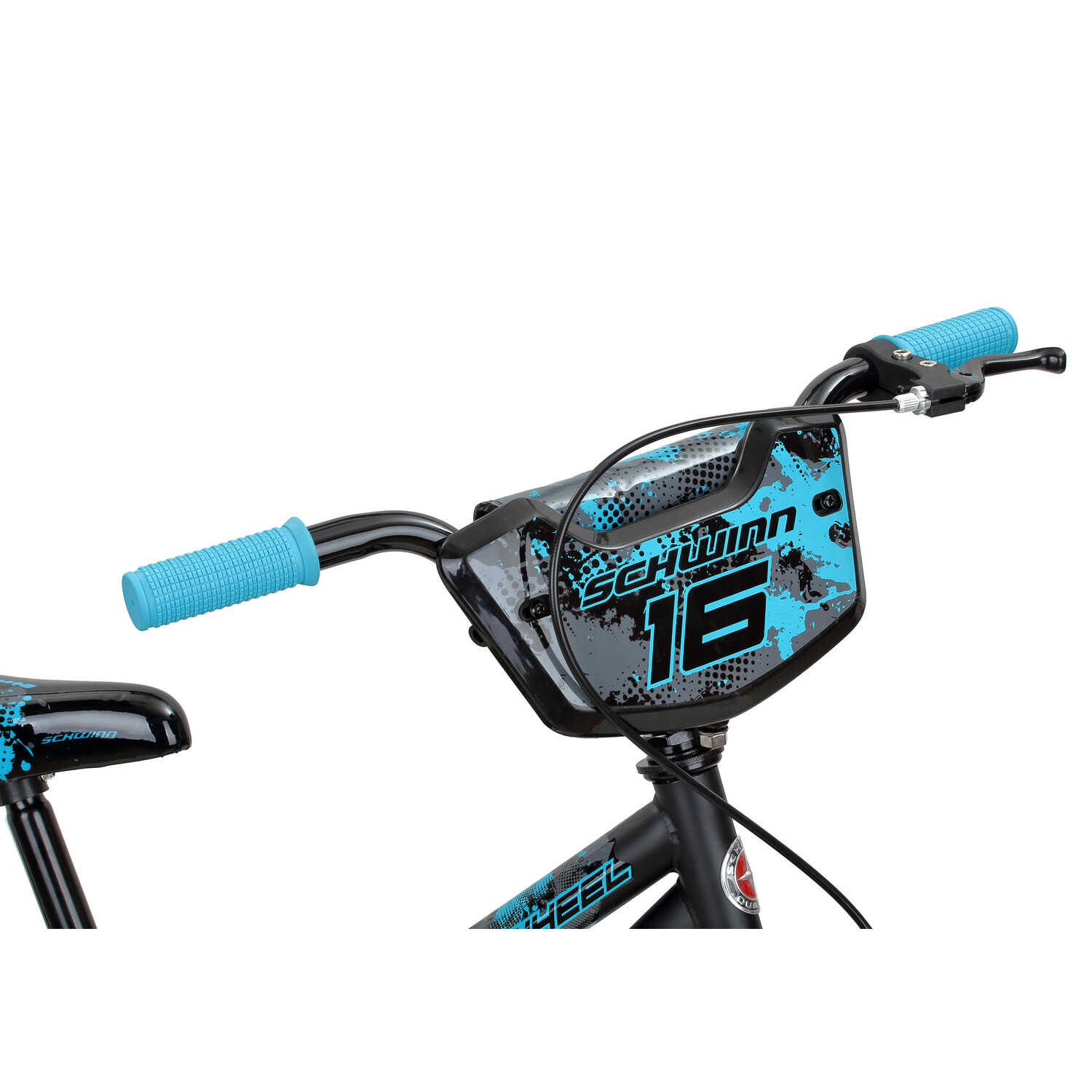 Schwinn Flywheel Smartstart Bike, 16 inch Wheels, Single Speed, Black/Blue - image 3 of 4