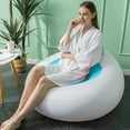 thumbnail image 4 of Chaise Gonflable Confortable et Soutenante en Forme de Cœur, Chaise Décorative en Peluche pour Chambre et Salon, Fabriquée en Matériau PVC Résistant à l'Usure, 4 of 7