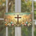 thumbnail image 5 of HongHeng Easter Wooden Sign Plaque Door Wall Hanging Decorations (Easter Blessings), 5 of 6