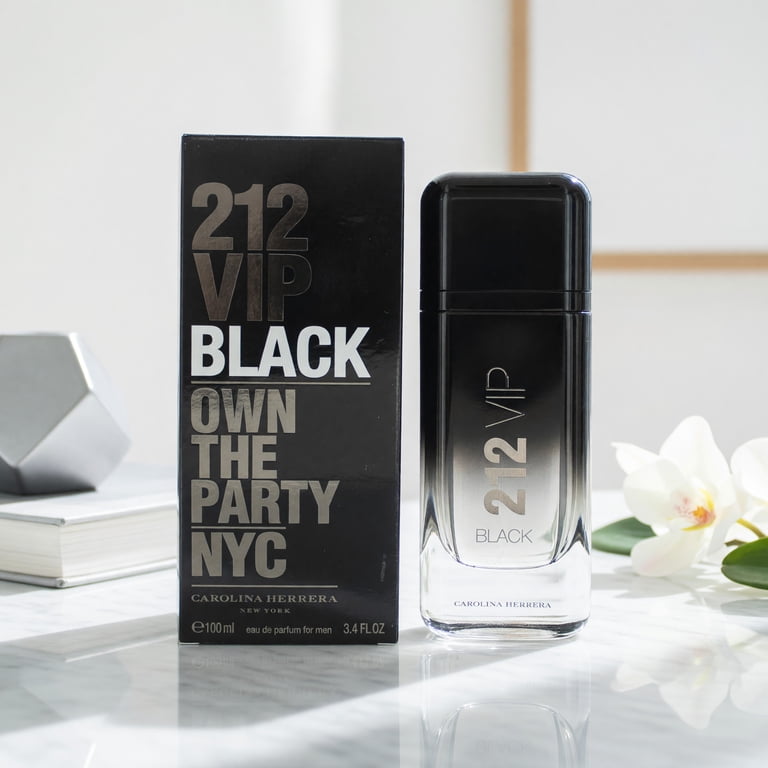 Carolina Herrera 212 VIP Black Men's Eau De Parfum Spray, 3.4 oz